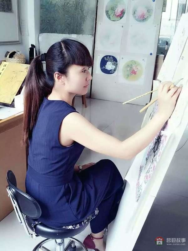 莒国文化源远流长，山东莒县美女画家李修英工笔画选